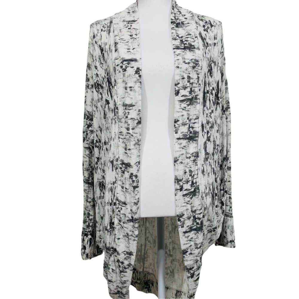VOLCOM / White & Gray Cocoon Wrap Pattern / One-Size / Emo Bohemian Whimsygoth
